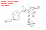 KV452 - CNC RACING MV Agusta Brutale 1000 RR Exhaust Silencer Bracket Collar Screw – Accessories in the 2WheelsHero Motorcycle Aftermarket Accessories and Parts Online Shop