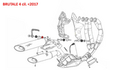 KV452 - CNC RACING MV Agusta Brutale Exhaust Silencer Bracket Collar Screw – Accessories in the 2WheelsHero Motorcycle Aftermarket Accessories and Parts Online Shop