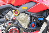 TT360 - CNC RACING Ducati Streetfighter V4 Frame Plugs – Accessories in the 2WheelsHero Motorcycle Aftermarket Accessories and Parts Online Shop