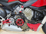 CA210S - CNC RACING Ducati Streetfighter V4 Clear Clutch Cover (bi-color) + Conversion Kit – Accessories in the 2WheelsHero Motorcycle Aftermarket Accessories and Parts Online Shop
