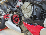 CA210S - CNC RACING Ducati Streetfighter V4 Clear Clutch Cover (bi-color) + Conversion Kit – Accessories in the 2WheelsHero Motorcycle Aftermarket Accessories and Parts Online Shop