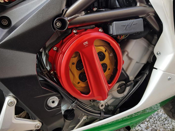 CA301 - CNC RACING MV Agusta Oil Bath Clear Clutch Cover (cable control) – Accessories in the 2WheelsHero Motorcycle Aftermarket Accessories and Parts Online Shop