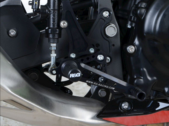 RSET39 - R&G RACING Kawasaki Ninja 250/400 (2018+) Adjustable Rearsets – Accessories in the 2WheelsHero Motorcycle Aftermarket Accessories and Parts Online Shop