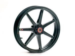 BST Ducati Monster S2R Carbon Wheel "Mamba TEK" (front, 7 straight spokes, black hubs) – Accessories in the 2WheelsHero Motorcycle Aftermarket Accessories and Parts Online Shop