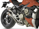 QD EXHAUST Ducati Streetfighter V4/V4S Semi-Full Dual Exhaust System "Gunshot" (EU homologated) – Accessories in the 2WheelsHero Motorcycle Aftermarket Accessories and Parts Online Shop