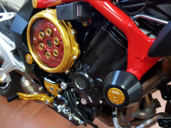 TC213 - CNC RACING MV Agusta Frame Crash Protectors – Accessories in the 2WheelsHero Motorcycle Aftermarket Accessories and Parts Online Shop