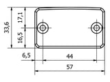 TF882 - CNC RACING Ducati Front Brake/Clutch Fluid Tank Cap "Streaks" – Accessories in the 2WheelsHero Motorcycle Aftermarket Accessories and Parts Online Shop