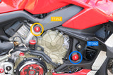 TT360 - CNC RACING Ducati Streetfighter V4 Frame Plugs – Accessories in the 2WheelsHero Motorcycle Aftermarket Accessories and Parts Online Shop