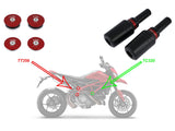 TT356 - CNC RACING Ducati Hypermotard 950 (2019+) Frame Plugs – Accessories in the 2WheelsHero Motorcycle Aftermarket Accessories and Parts Online Shop