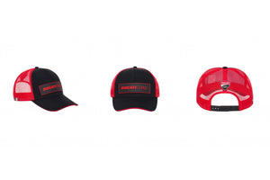 Ducati Corse Trucker baseball cap (50% Cotton, 50% Polyester) – Merc. in the 2WheelsHero Motorcycle Aftermarket Accessories and Parts Online Shop