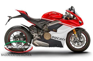 CARBONVANI Ducati Panigale V4 / V4R Full Carbon Fairing Set (8 parts; Akrapovic version) – Accessories in the 2WheelsHero Motorcycle Aftermarket Accessories and Parts Online Shop