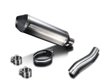 DELKEVIC Honda CBR500R Slip-on Exhaust 13.5" X-Oval Titanium – Accessories in the 2WheelsHero Motorcycle Aftermarket Accessories and Parts Online Shop