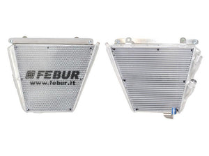 FEBUR Kawasaki Ninja 400 Additional Racing Water Radiator Evo (With silicon hoses) – Accessories in the 2WheelsHero Motorcycle Aftermarket Accessories and Parts Online Shop