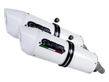 GPR Ducati Monster 1100 Dual Slip-on Exhaust "Albus Ceramic" (EU homologated) – Accessories in the 2WheelsHero Motorcycle Aftermarket Accessories and Parts Online Shop