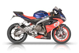 QD EXHAUST Aprilia RS 660 / Tuono (2020+) Titanium Full Exhaust System "Tri-cone" (EU homologated) – Accessories in the 2WheelsHero Motorcycle Aftermarket Accessories and Parts Online Shop