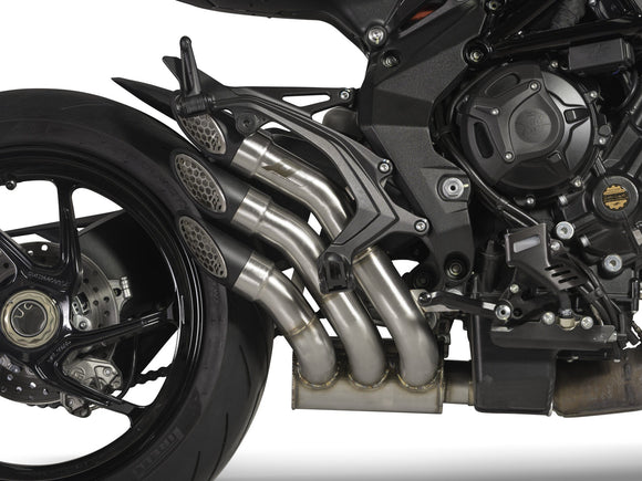 QD EXHAUST MV Agusta Brutale 800 (16/...) Triple Slip-on Exhaust 