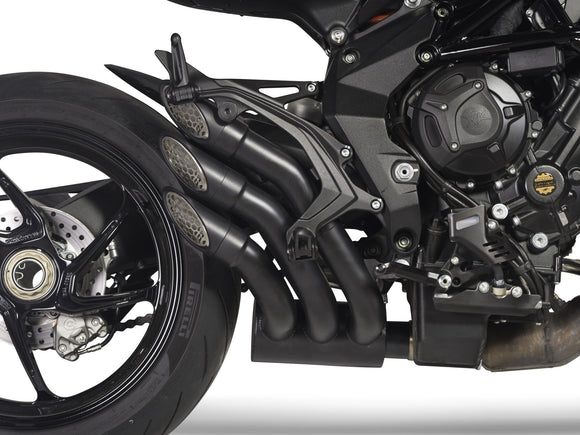 QD EXHAUST MV Agusta Brutale 800 (16/...) Triple Slip-on Exhaust 