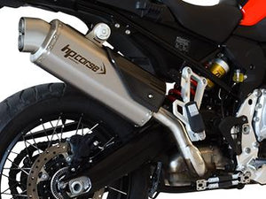 HP CORSE BMW F850GS Slip-on Exhaust "4-Track R Satin" (EU homologated) – Accessories in the 2WheelsHero Motorcycle Aftermarket Accessories and Parts Online Shop