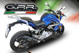 GPR BMW G310R / G310GS (16/21 Euro4) Full Exhaust System "Furore Evo 4 Nero" – Accessories in the 2WheelsHero Motorcycle Aftermarket Accessories and Parts Online Shop