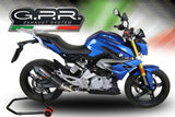 GPR BMW G310R / G310GS (16/21 Euro4) Full Exhaust System "GP Evo 4 Poppy" – Accessories in the 2WheelsHero Motorcycle Aftermarket Accessories and Parts Online Shop