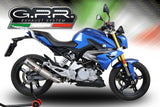 GPR BMW G310R / G310GS (16/21 Euro4) Full Exhaust System "M3 Inox" – Accessories in the 2WheelsHero Motorcycle Aftermarket Accessories and Parts Online Shop