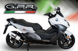 GPR BMW C650 Sport Slip-on Exhaust "Albus Evo 4" (EU homologated) – Accessories in the 2WheelsHero Motorcycle Aftermarket Accessories and Parts Online Shop