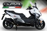 GPR BMW C650 Sport Slip-on Exhaust "GP Evo 4 Black Titanium" (EU homologated) – Accessories in the 2WheelsHero Motorcycle Aftermarket Accessories and Parts Online Shop