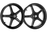 BST Ducati Scrambler Carbon Wheels Set "Twin TEK" (5 straight spokes, black hubs, front & conventional rear) – Accessories in the 2WheelsHero Motorcycle Aftermarket Accessories and Parts Online Shop