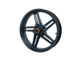 BST Ducati Hypermotard 1100 Carbon Wheel "Rapid TEK" (front, 5 slanted spokes, black hubs) – Accessories in the 2WheelsHero Motorcycle Aftermarket Accessories and Parts Online Shop