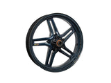 BST MV Agusta F4 Carbon Wheel "Rapid TEK" (front, 5 slanted spokes, black hubs) – Accessories in the 2WheelsHero Motorcycle Aftermarket Accessories and Parts Online Shop