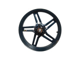 BST Aprilia Tuono V4 Carbon Wheel "Rapid TEK" (front, 5 slanted spokes, black hubs) – Accessories in the 2WheelsHero Motorcycle Aftermarket Accessories and Parts Online Shop