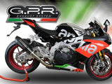 GPR Aprilia RSV4 (17/20) Slip-on Exhaust "GPE Anniversary Poppy" – Accessories in the 2WheelsHero Motorcycle Aftermarket Accessories and Parts Online Shop