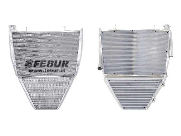 FEBUR Suzuki GSX-R1000 (2017+) Complete Racing Water and Oil Radiator (With silicon hoses and oil kit) – Accessories in the 2WheelsHero Motorcycle Aftermarket Accessories and Parts Online Shop