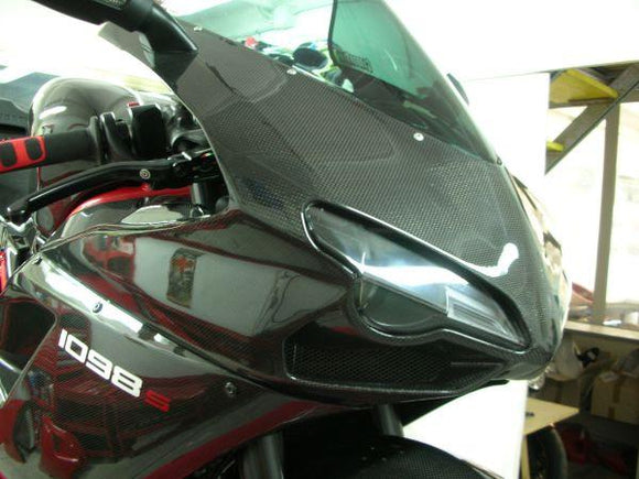 CARBONVANI Ducati Superbike 1098 / 1198 / 848 Carbon Headlight Fairing (Road version) – Accessories in the 2WheelsHero Motorcycle Aftermarket Accessories and Parts Online Shop