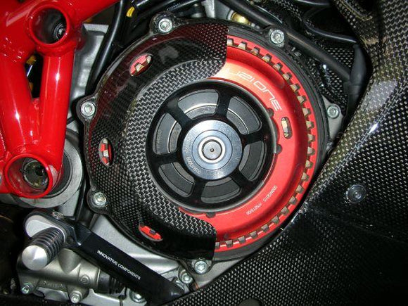 CARBONVANI Ducati Superbike 1098 / 1198 / 848 Carbon Clear Clutch Cover (racing) – Accessories in the 2WheelsHero Motorcycle Aftermarket Accessories and Parts Online Shop