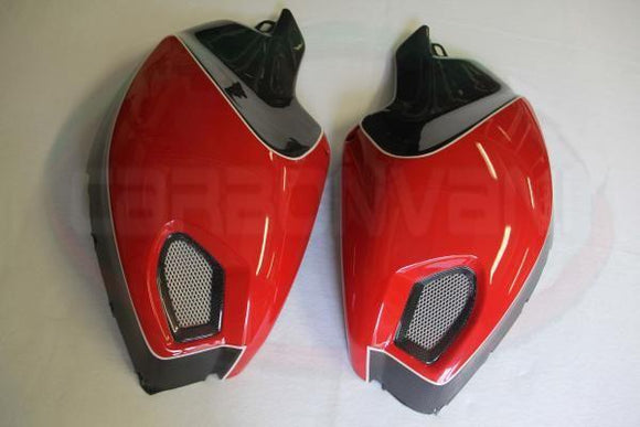 CARBONVANI Ducati Monster 696/796/1100 Carbon Side Tank Panels Kit 