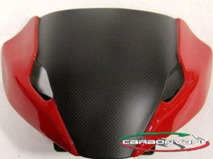 CARBONVANI Ducati Monster 797 Carbon Headlight Fairing "Red" – Accessories in the 2WheelsHero Motorcycle Aftermarket Accessories and Parts Online Shop