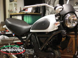 CARBONVANI Ducati Scrambler 800 / 400 Carbon Wind Screen – Accessories in the 2WheelsHero Motorcycle Aftermarket Accessories and Parts Online Shop