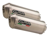 GPR Yamaha BT1100 Bulldog Dual Slip-on Exhaust "Satinox" (EU homologated) – Accessories in the 2WheelsHero Motorcycle Aftermarket Accessories and Parts Online Shop