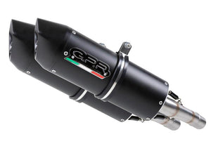 GPR KTM Duke II 640 Dual Slip-on Exhaust "Furore Nero" (EU homologated) – Accessories in the 2WheelsHero Motorcycle Aftermarket Accessories and Parts Online Shop