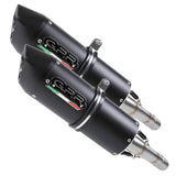 GPR Suzuki GSX1400 Dual Slip-on Exhaust "Furore Nero" (EU homologated) – Accessories in the 2WheelsHero Motorcycle Aftermarket Accessories and Parts Online Shop