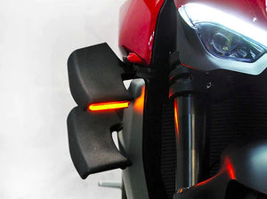 NEW RAGE CYCLES Ducati Streetfighter V4 / V2 LED Mirror Turn Signals – Accessories in the 2WheelsHero Motorcycle Aftermarket Accessories and Parts Online Shop