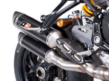 QD EXHAUST Ducati Monster 1200 (17/21) Full Dual Exhaust System "Magnum" (EURO4) – Accessories in the 2WheelsHero Motorcycle Aftermarket Accessories and Parts Online Shop