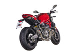 QD EXHAUST Ducati Monster 1200 / 821 (17/21) Slip-on Exhaust "Gunshot" (racing) – Accessories in the 2WheelsHero Motorcycle Aftermarket Accessories and Parts Online Shop