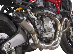 QD EXHAUST Ducati Monster 1200 / 821 (17/21) Slip-on Exhaust "Gunshot" (racing) – Accessories in the 2WheelsHero Motorcycle Aftermarket Accessories and Parts Online Shop