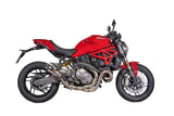 QD EXHAUST Ducati Monster 1200 / 821 (17/21) Slip-on Exhaust "Gunshot" (racing) – Accessories in the 2WheelsHero Motorcycle Aftermarket Accessories and Parts Online Shop