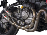 QD EXHAUST Ducati Monster 1200 / 821 (14/17)  Dual Slip-on Exhaust "Gunshot" (EURO3) – Accessories in the 2WheelsHero Motorcycle Aftermarket Accessories and Parts Online Shop