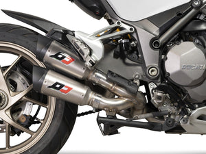 QD EXHAUST Ducati Multistrada 1260 Semi-Full Dual Exhaust System "Twin Gunshot" (EU homologated) – Accessories in the 2WheelsHero Motorcycle Aftermarket Accessories and Parts Online Shop