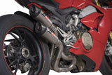 QD EXHAUST Ducati Panigale V4 (2018+) Semi-Full Dual Exhaust System "Gunshot" (EU homologated) – Accessories in the 2WheelsHero Motorcycle Aftermarket Accessories and Parts Online Shop