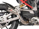 QD EXHAUST Ducati Multistrada V4 (21/24) Titanium Slip-on Exhaust "Gunshot" (EU homologated; titanium carbon) – Accessories in the 2WheelsHero Motorcycle Aftermarket Accessories and Parts Online Shop